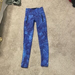 Lululemon Athletica Vibrant Blue Leggings